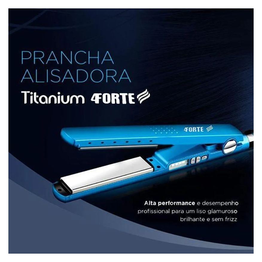 Smart Tech Prancha Chapinha Profissional Titânio Nº72 Bivolt