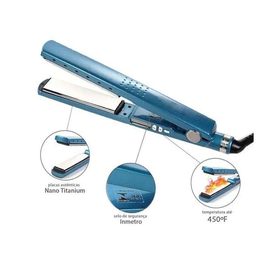 Smart Tech Prancha Chapinha Profissional Titânio Nº47 Bivolt