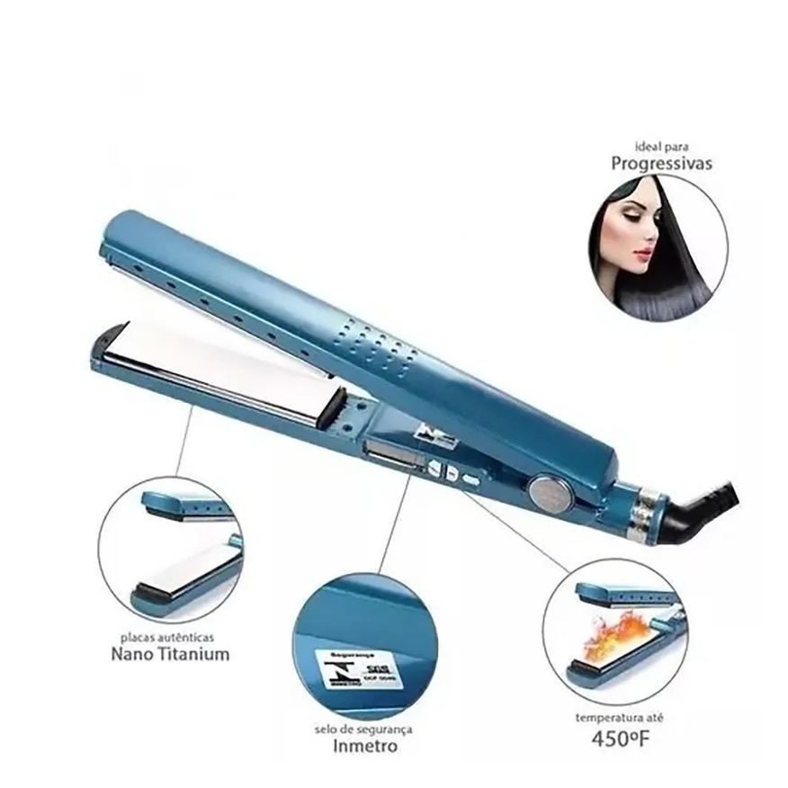 Smart Tech Prancha Chapinha Profissional Titânio Nº6 Bivolt