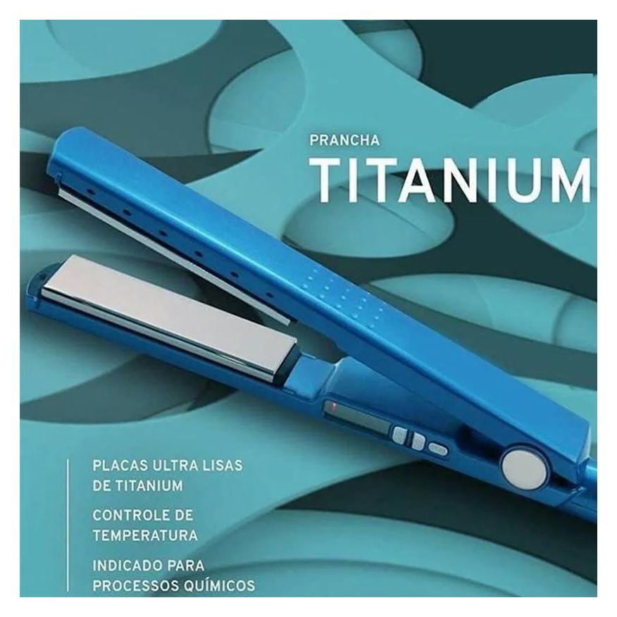 Smart Tech Prancha Chapinha Profissional Titânio Nº71 Bivolt