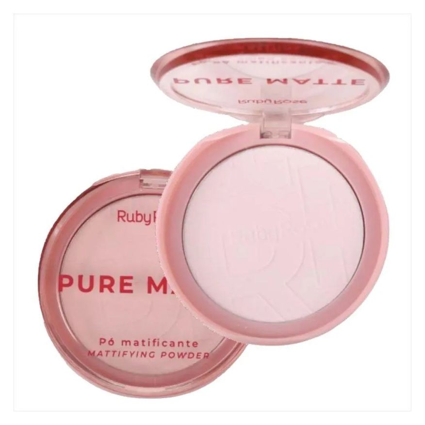 Ruby Rose Pó Compacto Matificante Radiant Kiss Hbm402 6,5g