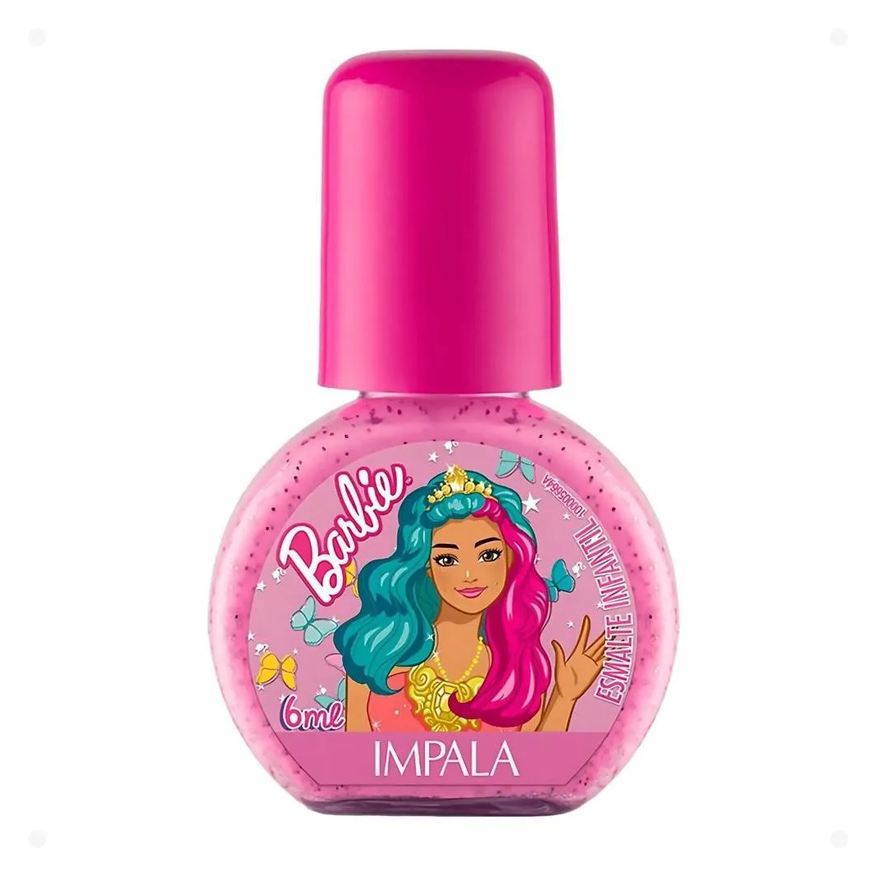 Impala Esmalte Infantil Barbie Brilho Encantado 6ml