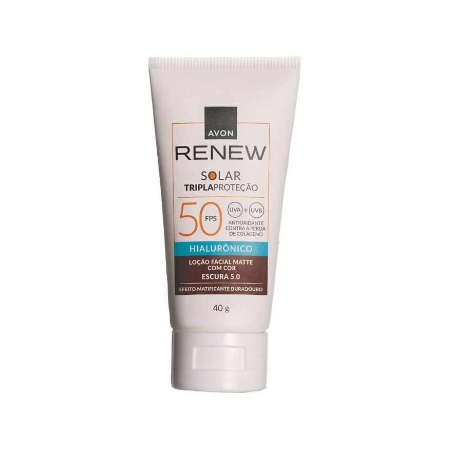 Avon Protetor Solar Renew Fps 50 Escura 5.0 40g