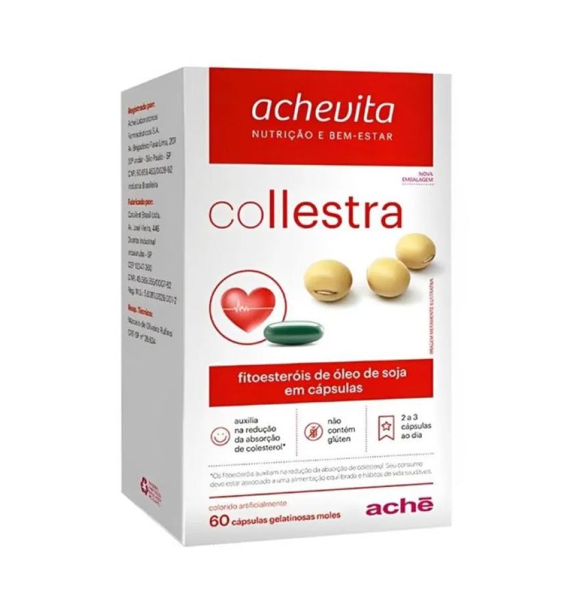 Aché Collestra Suplemento Alimentar 60Cps