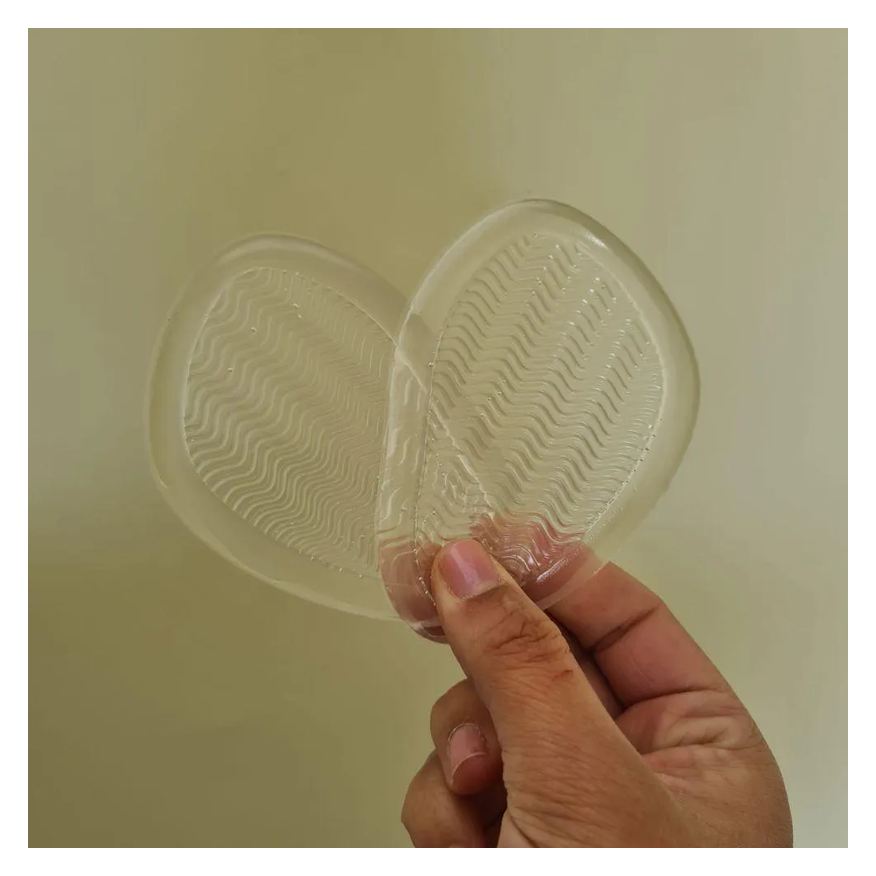 Palmilha Par Ortopédica Protetor para Pés Almofadas Silicone Sapato