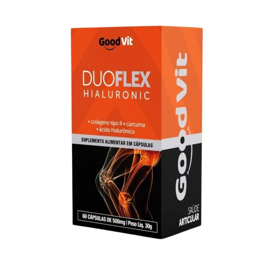 Good Vit Duo Flex Hialuronic Colágeno Uc2 Cúrcuma Hialurônico 60Cps