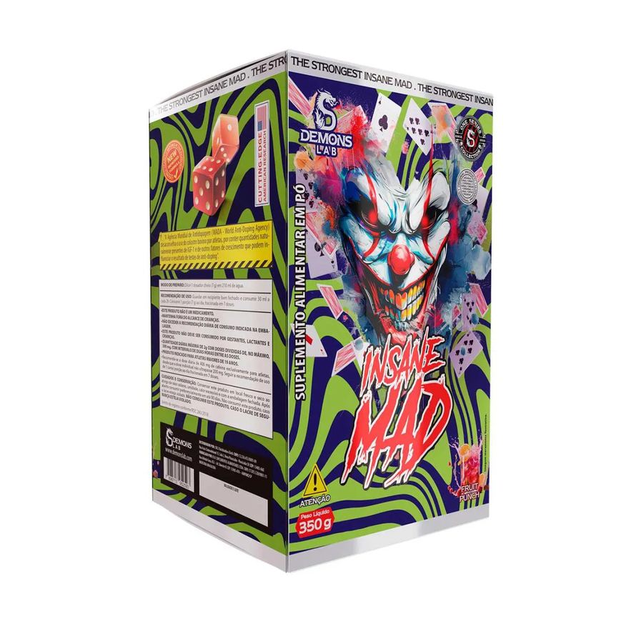 Vitafor Pré Treino - Insane Mad - Demons Lab