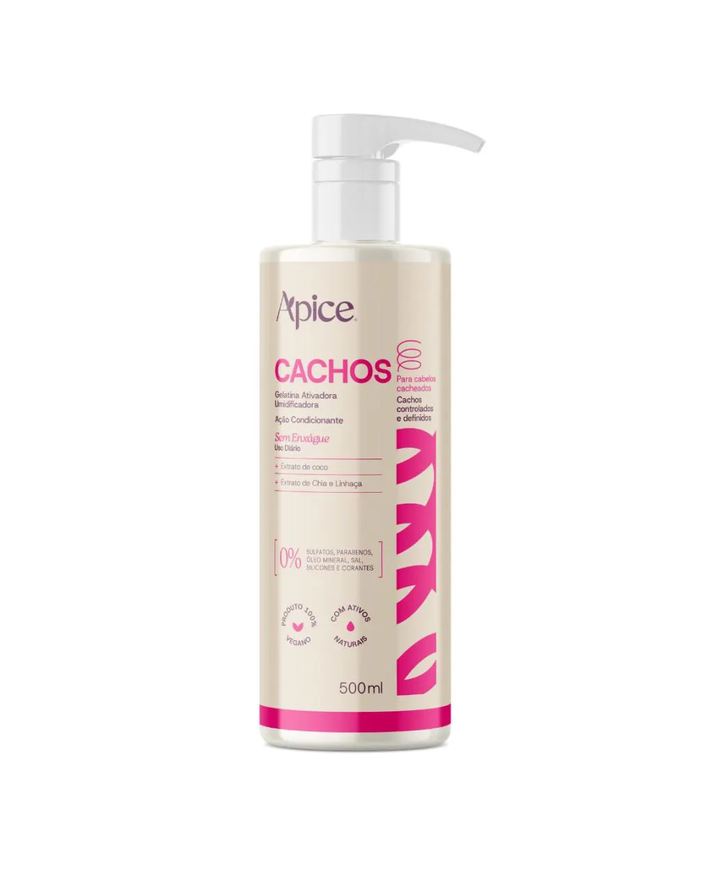 Apice Gelatina Ativadora Cachos Nova Fragrância 500ml