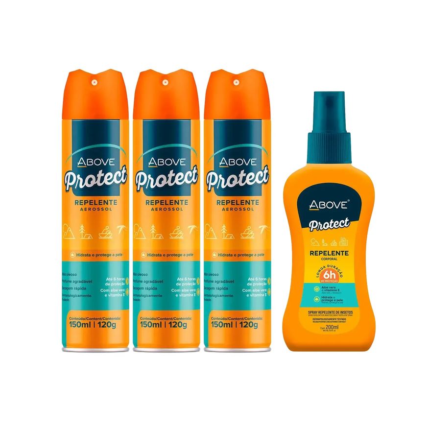 de Repelente Insetos Above Protect spray 200ml