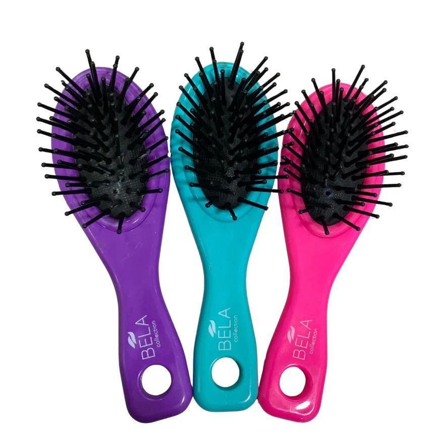 Bela Collection Mini Escova de Cabelo Cores Sortidas