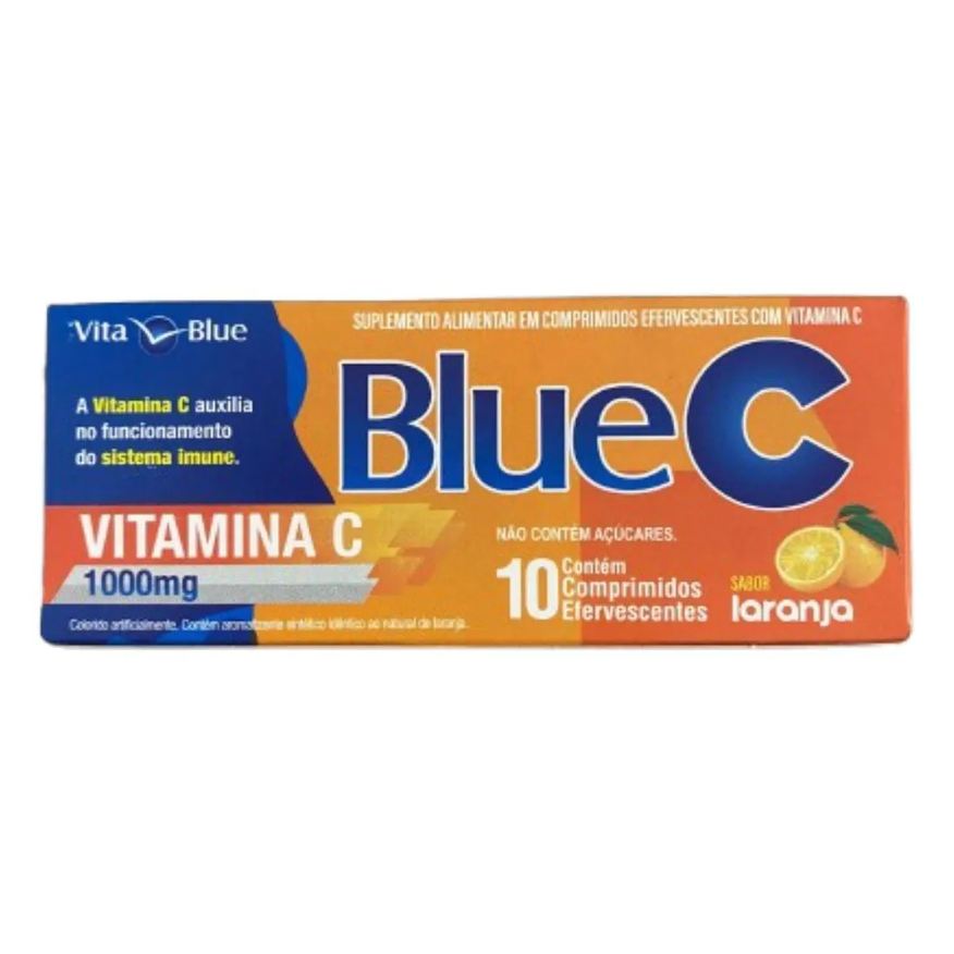 Vita Blue Blue C Laranja C/10 comprimidos Efervescentes