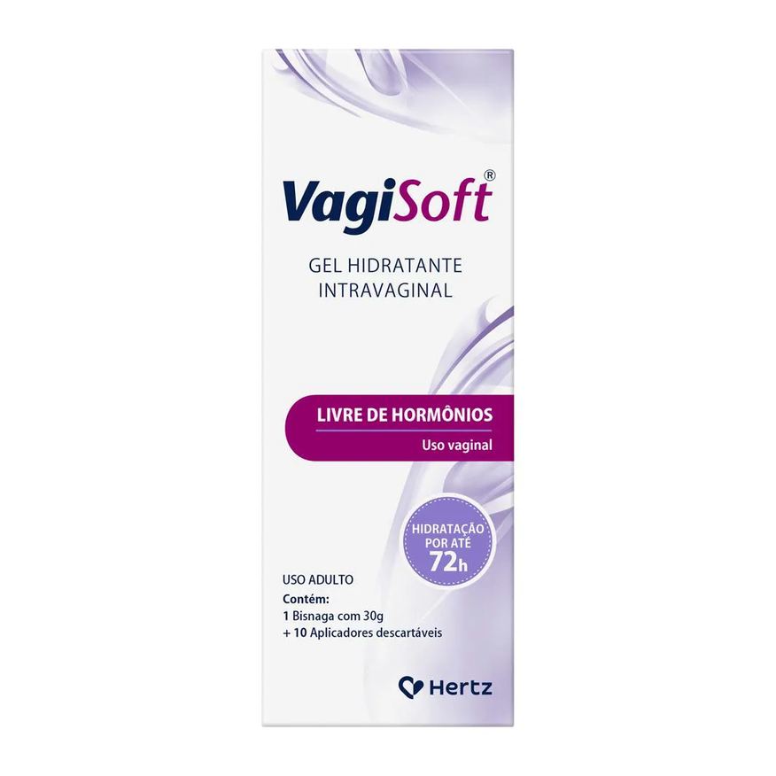 Hertz Vagisoft Gel Hidratante Intravaginal C/1 Bisnaga 30g