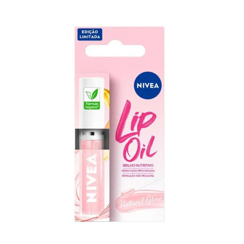Natura Hidratante Labial Lip Oil Nivea Natural Glow 5,5ml