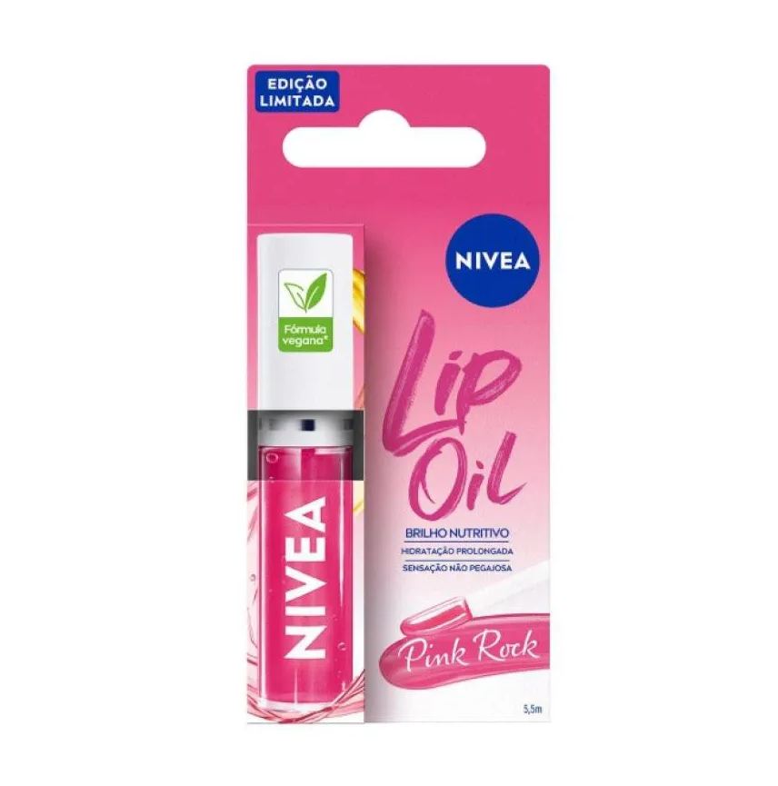 Nivea Hidratante Labial Lip Oil Pink Rock 5,5ml