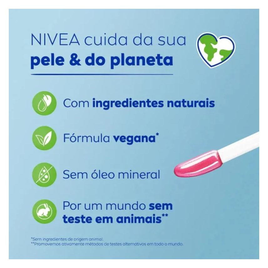 Nivea Hidratante Labial Lip Oil Pink Rock 5,5ml