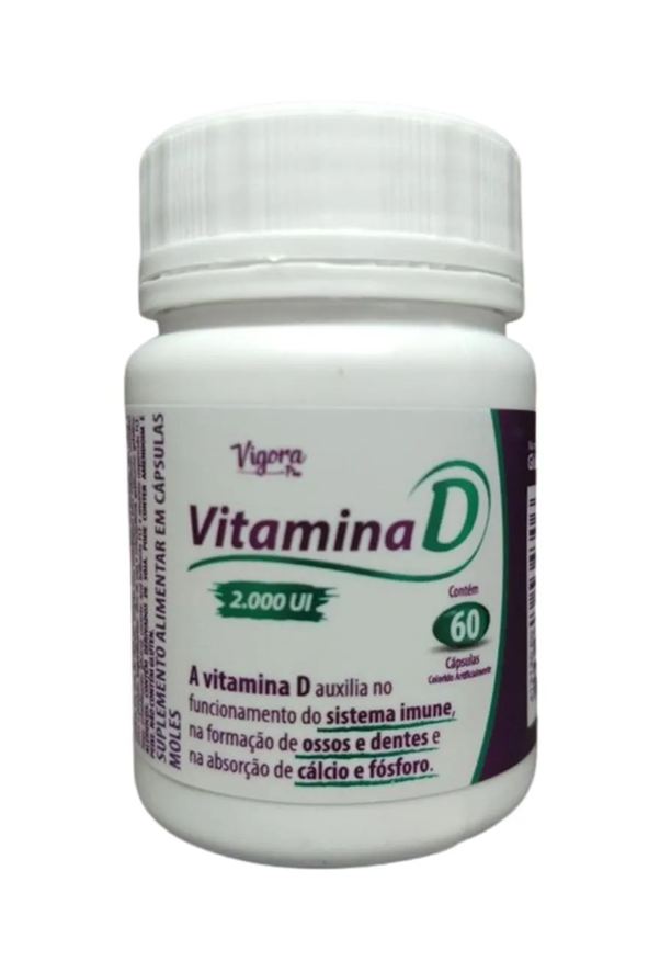 Prati Donaduzzi Suplemento Vitamina D 2000Ui 60 Cápsulas - Vigora Plus
