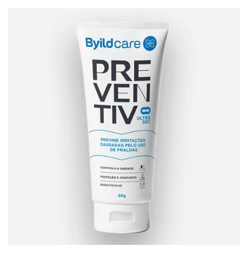 Byildcare Preventiv Creme Hidratante Bionutritivo Antiatrito Ultra Sec 60g Prevenção de Assaduras