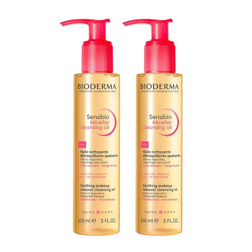 Bioderma Sensibio Cleansing Oil Kit com 2 Unidades