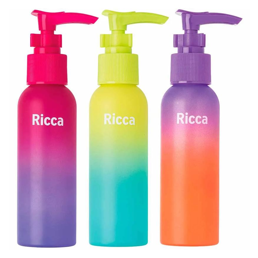 Ricca Kit de Viagem com 3 Frascos Degradê