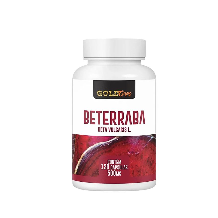 Gold Beterraba 120 cápsulas 500mg Goldcaps