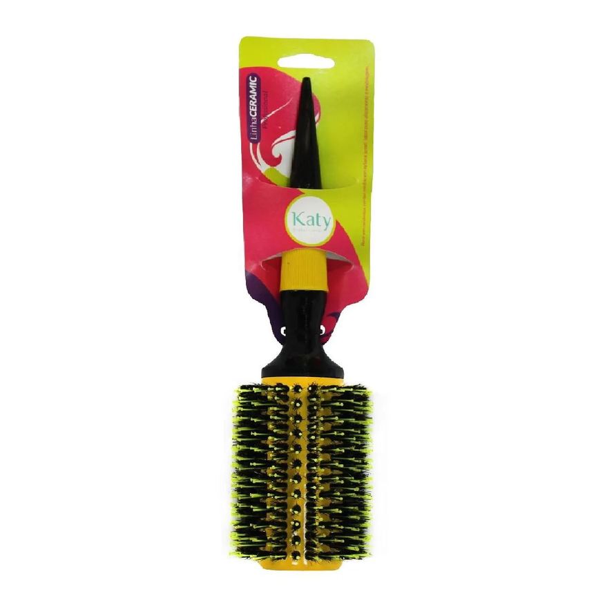 Katy Escova de Cabelo Ceramic 44Mm Amarelo Ref. 122249