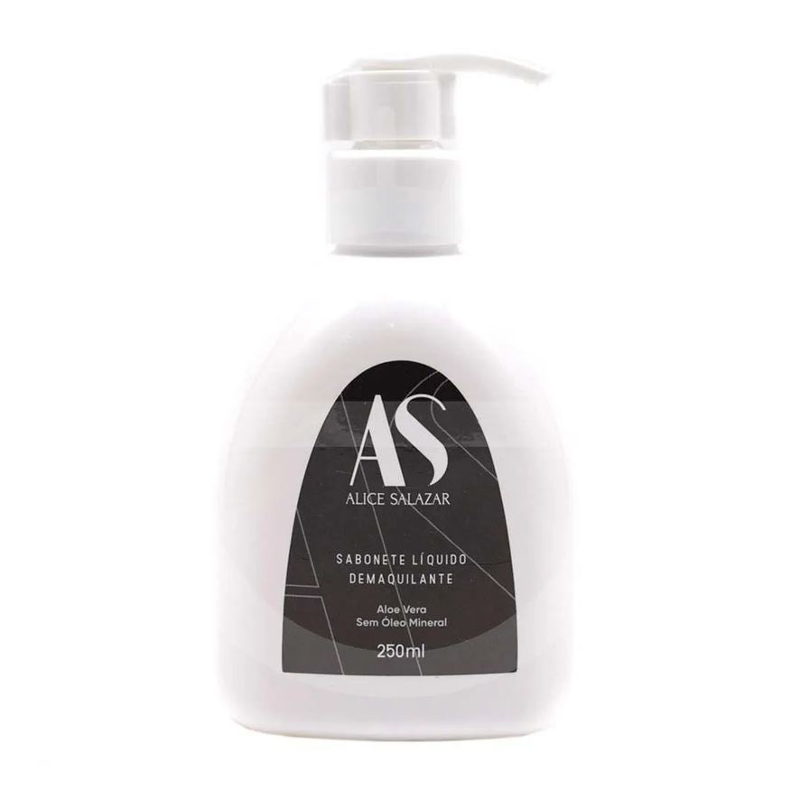 Alice Salazar Sabonete Líquido Facial – Sabonete Líquido Demaquilante 250ml