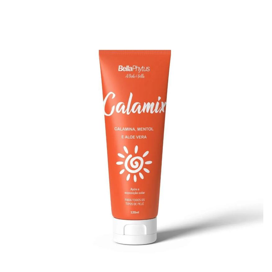 Loção Calamix Póssol - Calamina Aloe Vera 120g - Bellaphytus