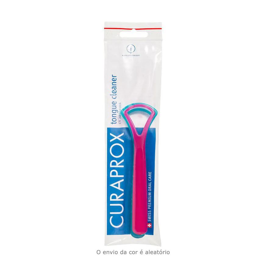 de Raspador Língua Ctc202 Cores Sortidas Curaprox - Limpador de Lingua 1 Unidades