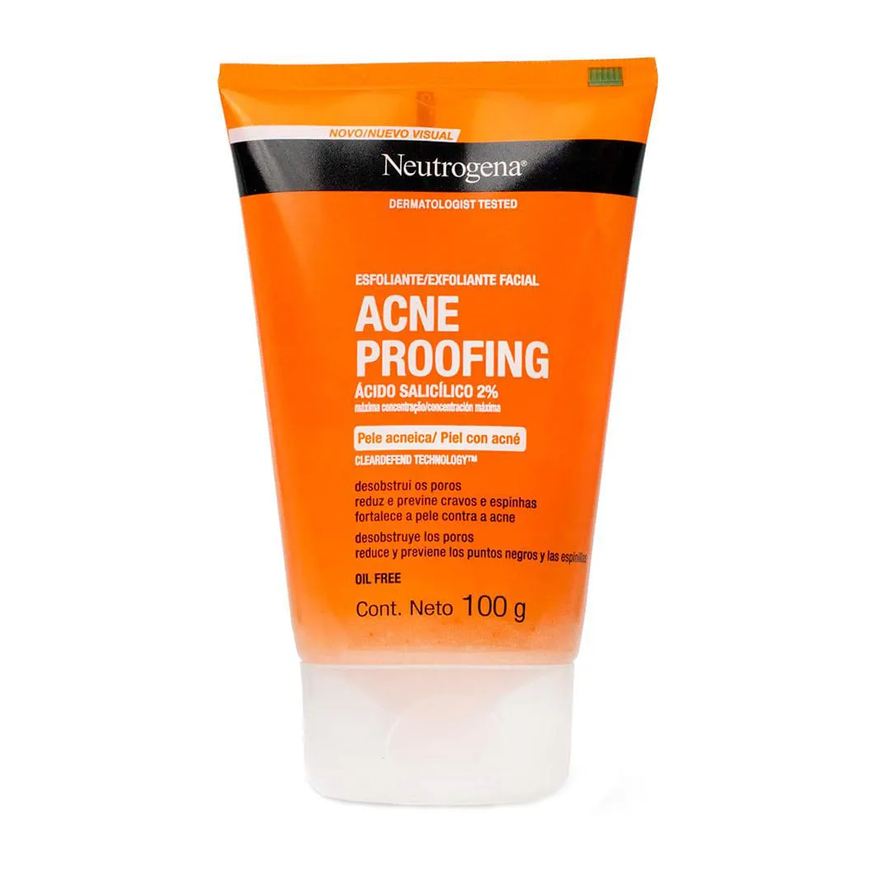 Neutrogena Gel Esfoliante Facial Acne Proofing 100g
