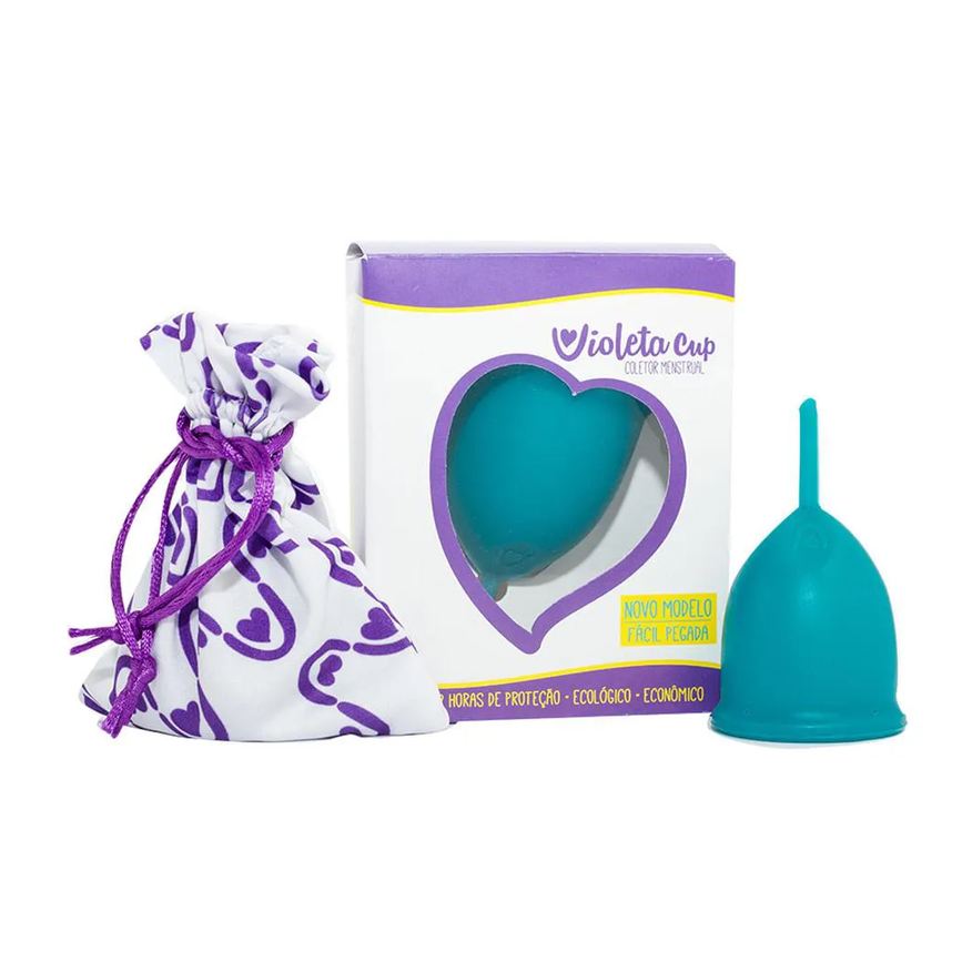 Violeta Cup Coletor Menstrual - Verde Tipo B 1 Unidades