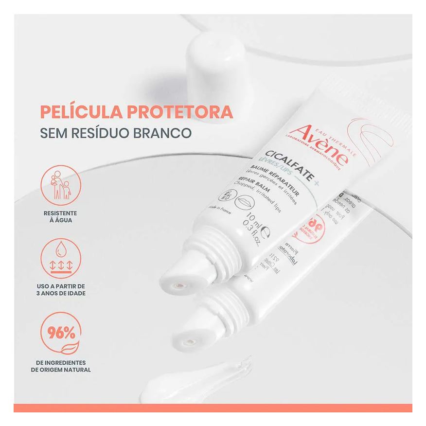 Avene Bálsamo Reparador Labial Avène - Cicalfate Lábios 10ml
