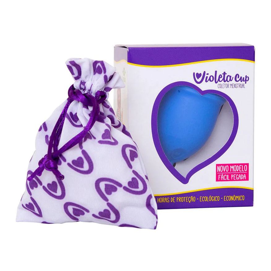 Violeta Cup Coletor Menstrual – Azul Tipo B 1 Unidades