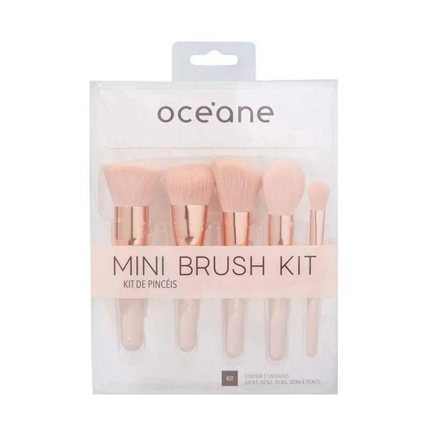 Océane Mini Brush Kit com 5 Pincéis
