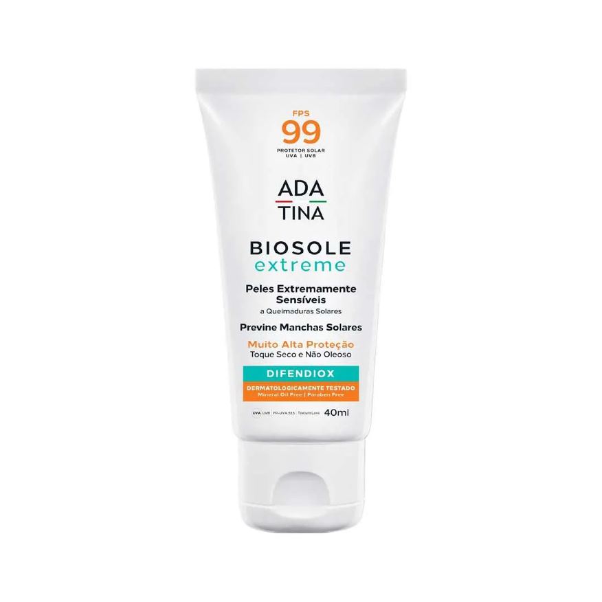 Ada Tina Protetor Solar Máximo Bloqueio Anti-Melasma Biosole Extreme Fps 99 40ml