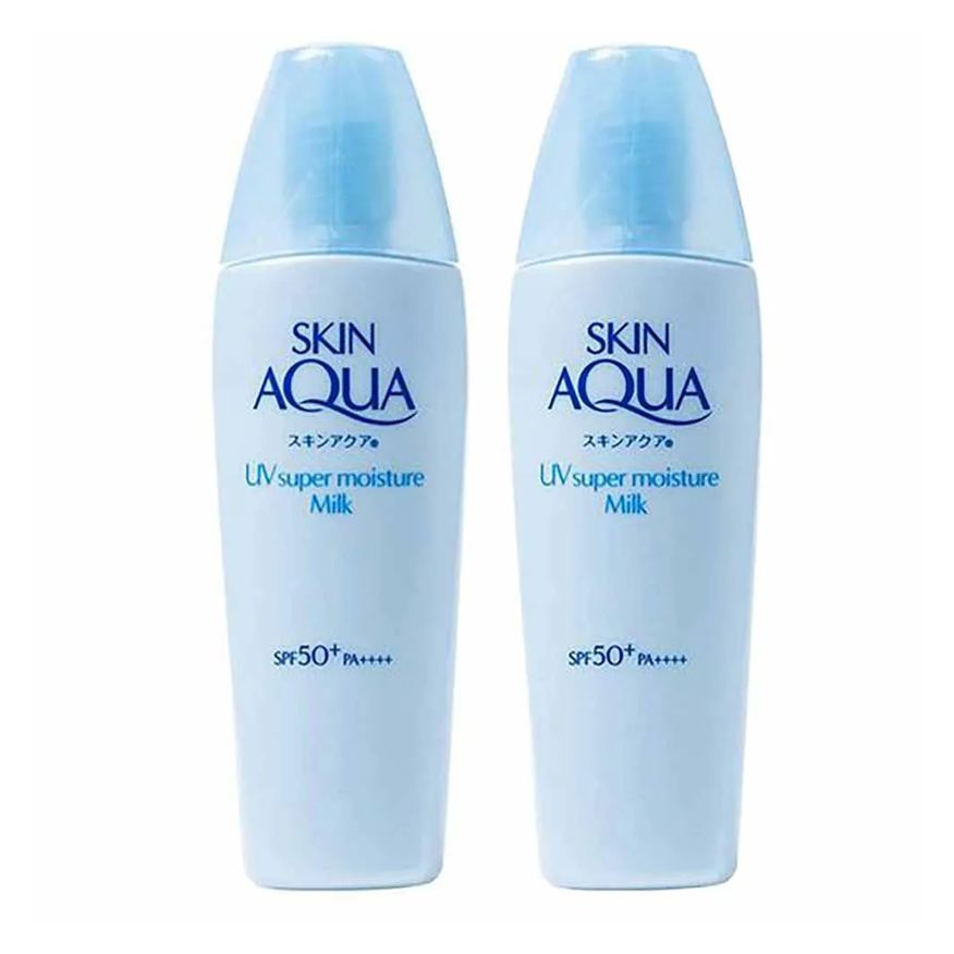 Bioré Skin Aqua Protetor Solar Super Moisture Milk Fps50 Kit com 2 Unidades