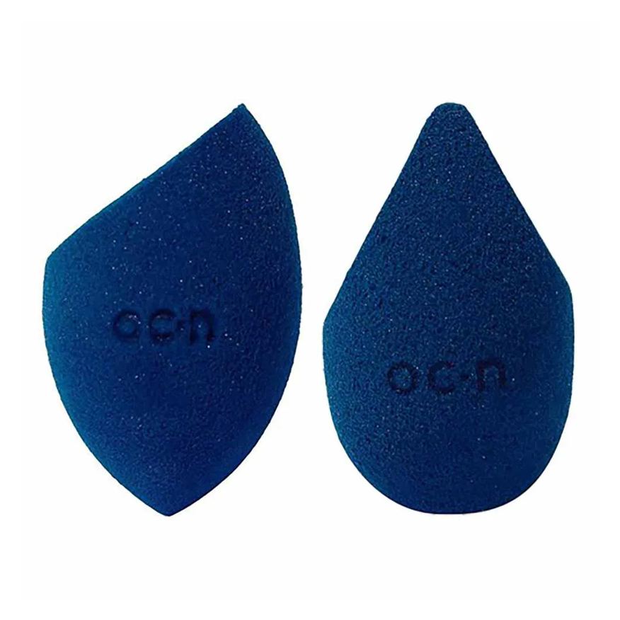 Océane Kit - Esponjas de Maquiagem Sister Blend Azul + Flat Blend Azul