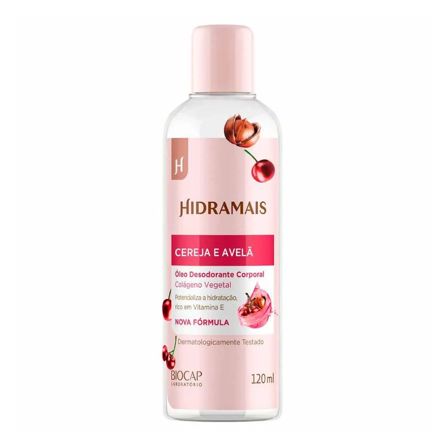 Hidramais Óleo de Corpo Hidramias Cereja e Avelã 120ml