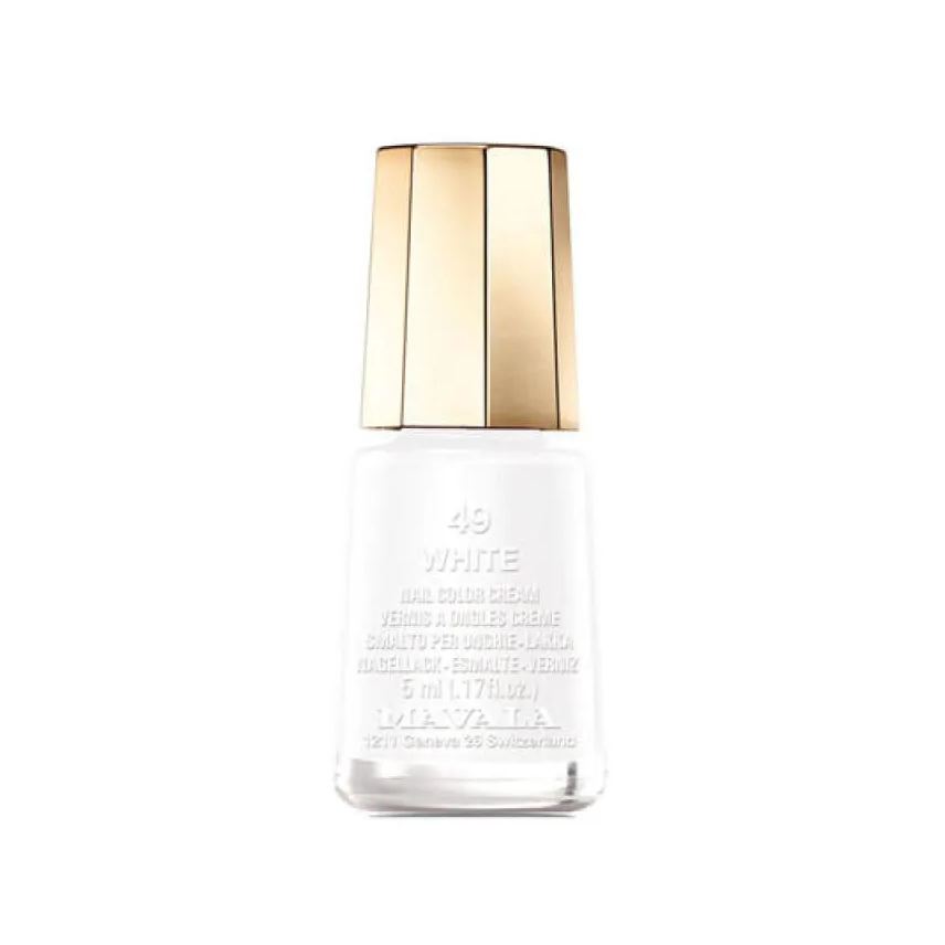Mavala Esmalte Cremoso Mini Color 5ml Tons Variados 49 White