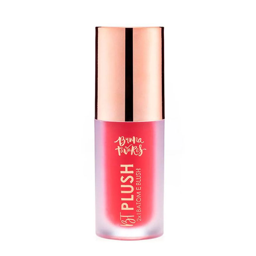 Bruna Tavares Batom 2X1 Bt Plush Ruby