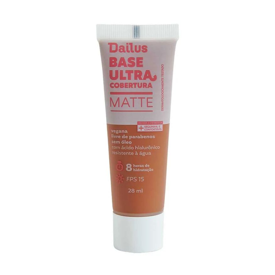 Dailus Base Matte Ultra Cobertura D10 Escuro