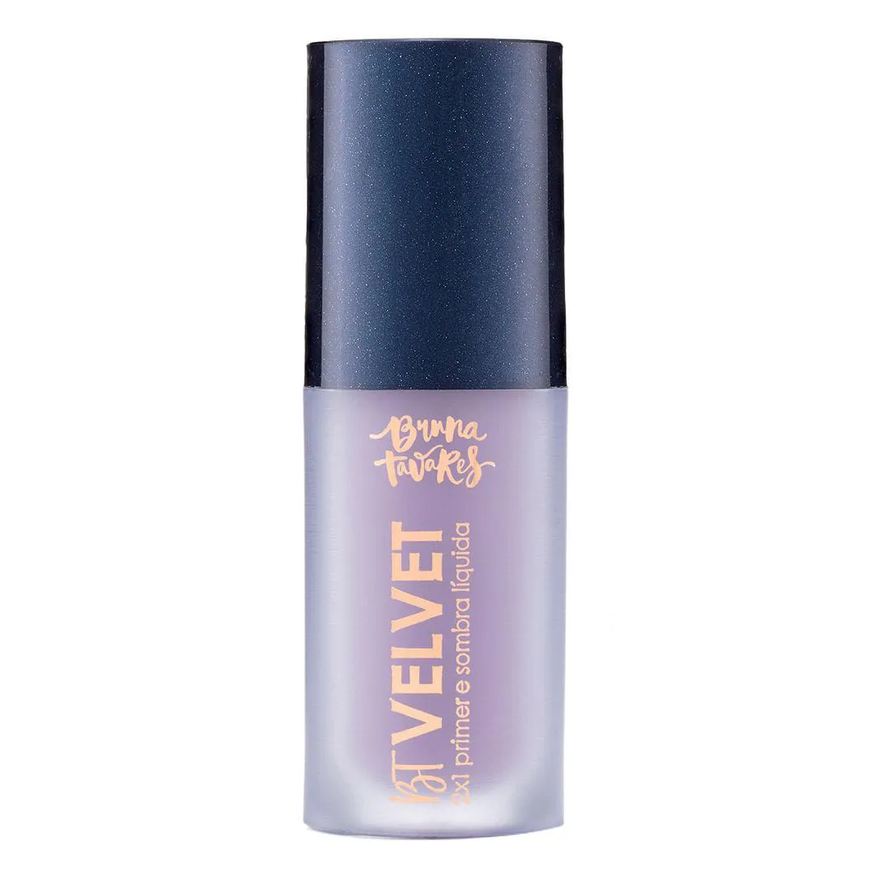Bruna Tavares Sombra Líquida e Primer 2X1 Bt Velvet Tons Coloridos Lavander