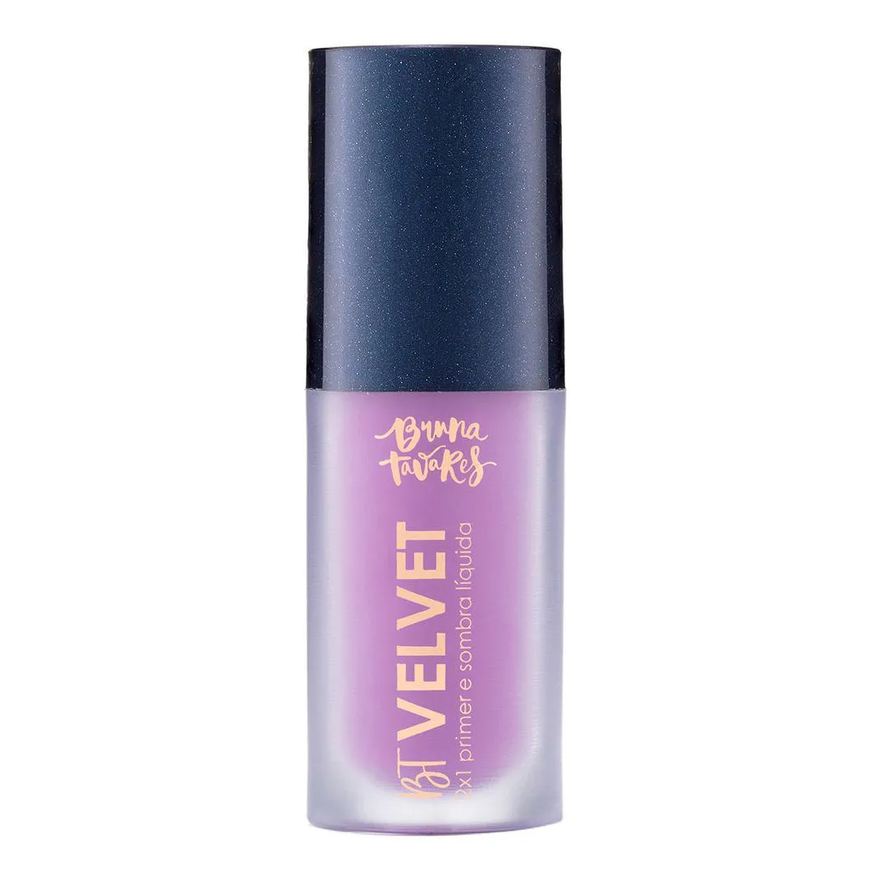 Bruna Tavares Sombra Líquida e Primer 2X1 Bt Velvet Tons Coloridos Violet