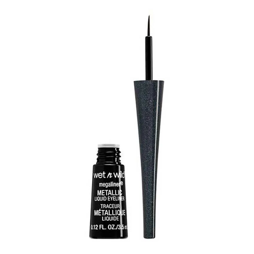 Wet N Wild Delineador de Olhos Liquido Metalico - Megaliner Cosmic Black
