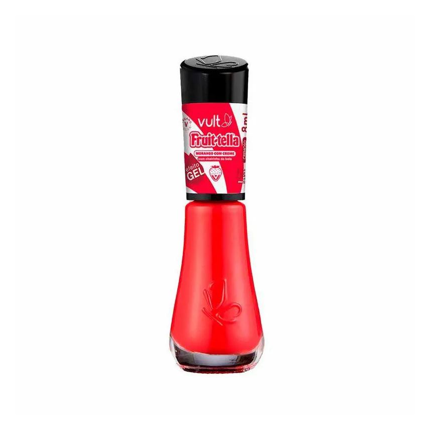 Vult Esmalte Cremoso Fruittella 5Free Morango COM Creme