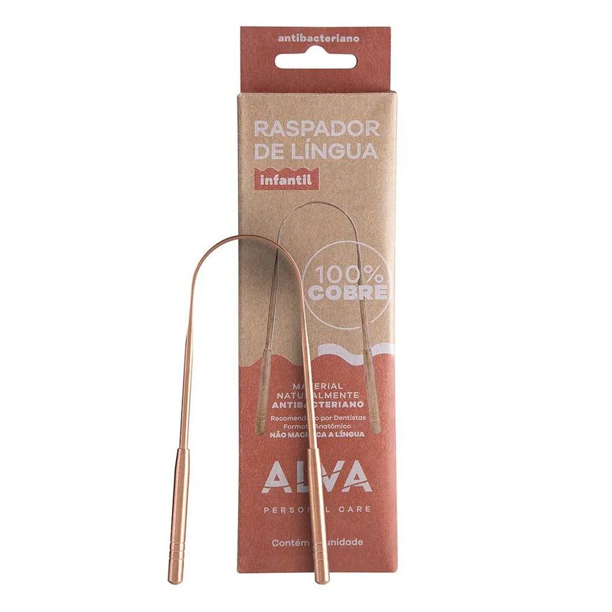 Alva Raspador de Língua Infantil 1 Unidades