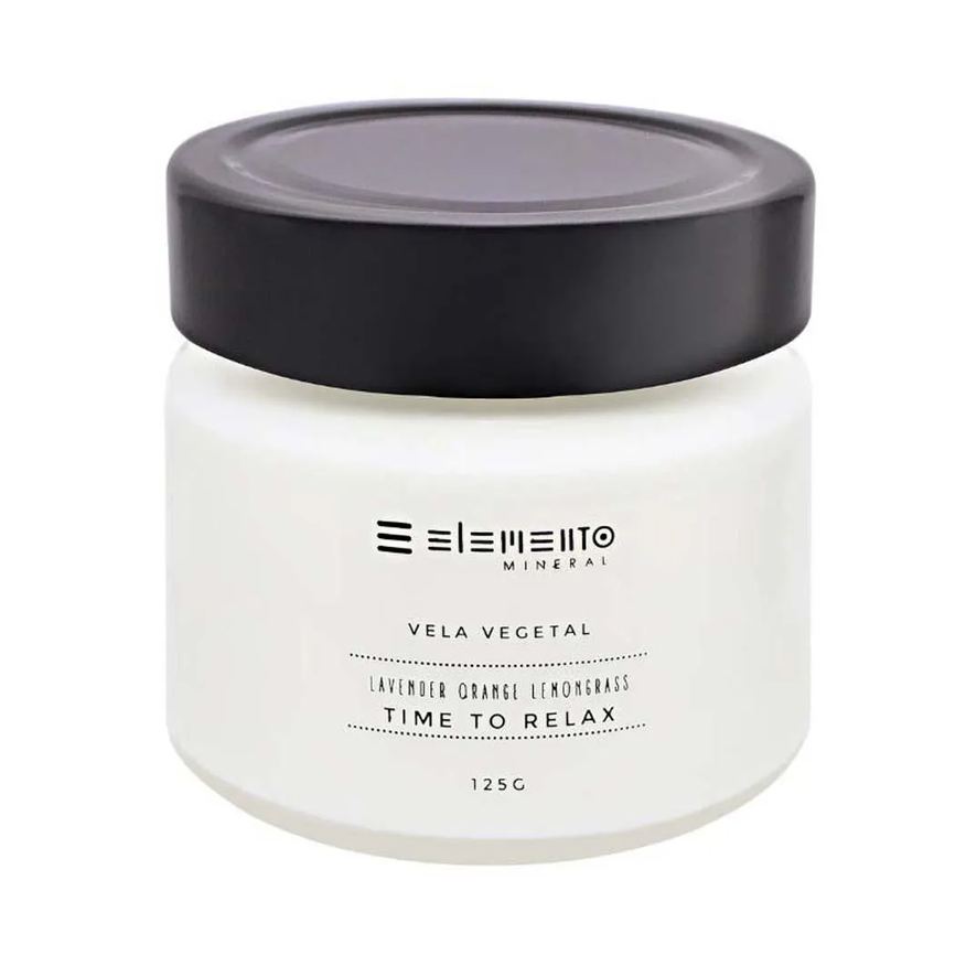 Elemento Mineral Vela Vegetal Time To Relax 125g
