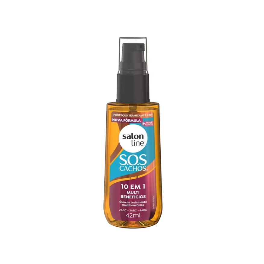 Salon Line Óleo Capilar de Tratamento S.O.S Cachos 10 em 1 42ml