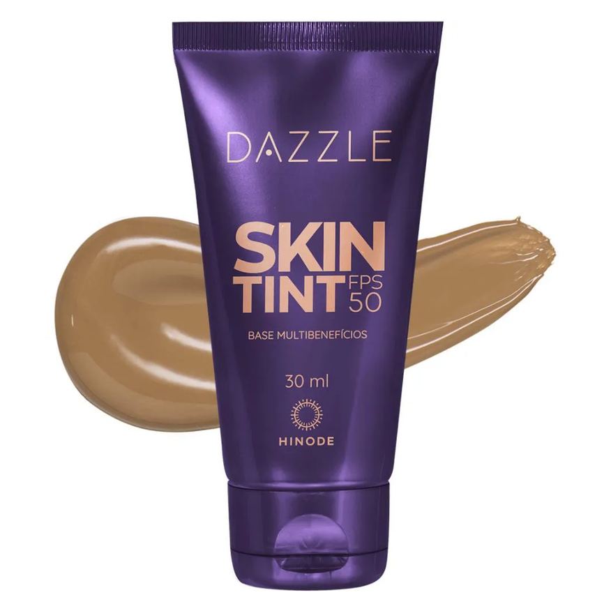 Hinode Base Skin Tint Multibenefícios Fps 50 Dazzle 30ml Beige