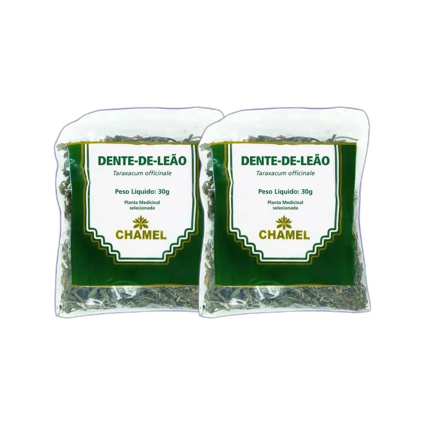 Chamel Kit 2X Chá Pacote Dente de Leao 30g