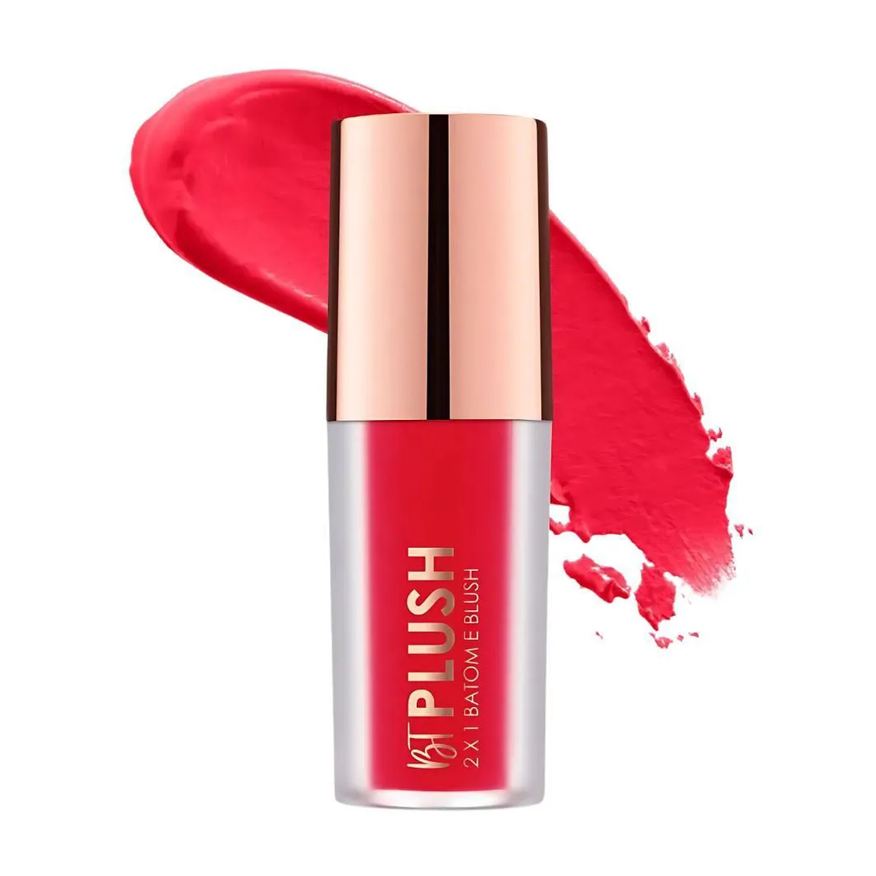 Bruna Tavares Batom e Blush Bt Plush 2x1 Ruby